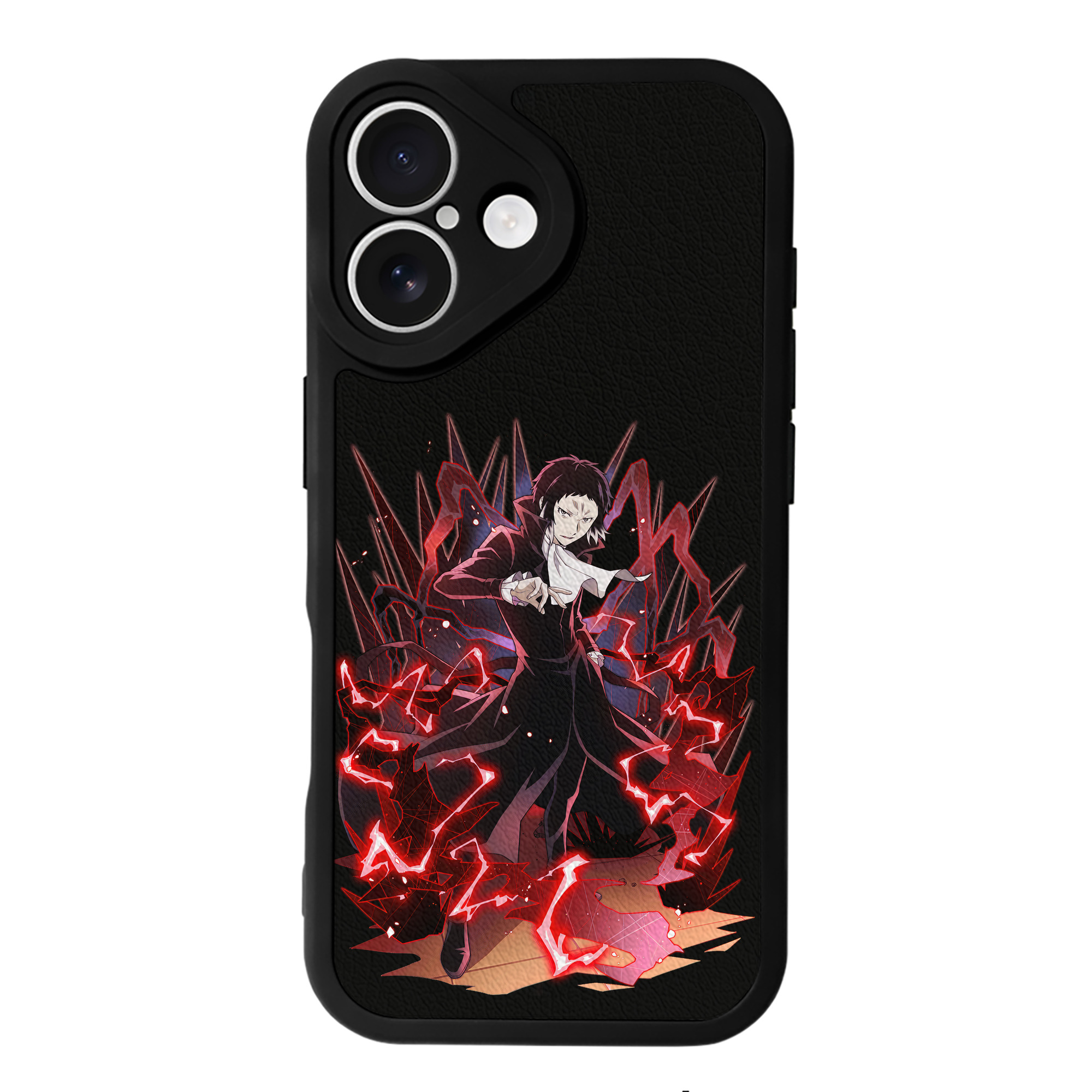 （画像用） 文豪ストレイドッグス Bungo Stray Dogs 【iPhone 16シリーズ対応】シリコンスマホケース（レザー調） 材質：シリコン